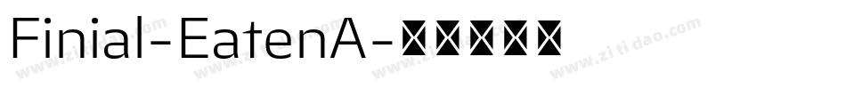 Finial-EatenA字体转换