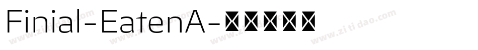 Finial-EatenA字体转换