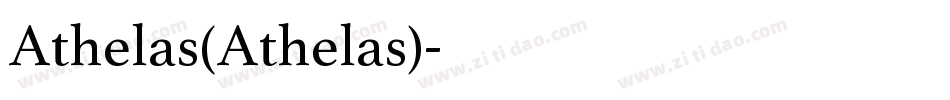 Athelas(Athelas)字体转换