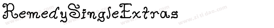 RemedySingleExtras字体转换