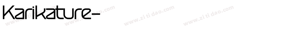 Karikature字体转换