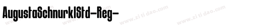 AugustaSchnurklStd-Reg字体转换
