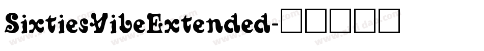 SixtiesVibeExtended字体转换