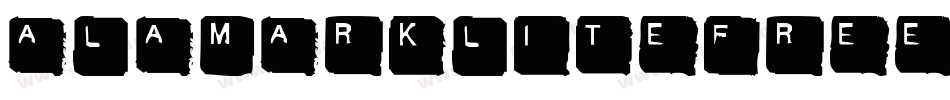 AlamarkLiteFree-J8oB字体转换