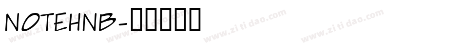 NOTEHNB字体转换