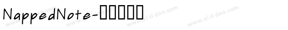 NappedNote字体转换