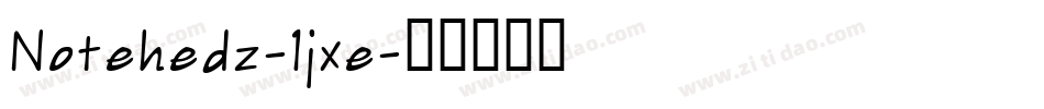 Notehedz-1jxe字体转换