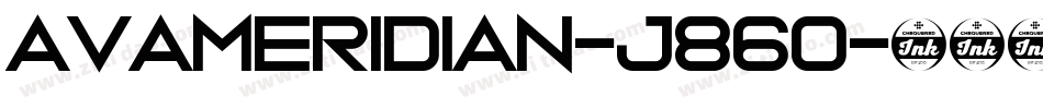 AvaMeridian-j860字体转换