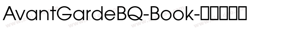 AvantGardeBQ-Book字体转换