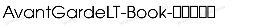 AvantGardeLT-Book字体转换