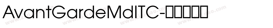 AvantGardeMdITC字体转换