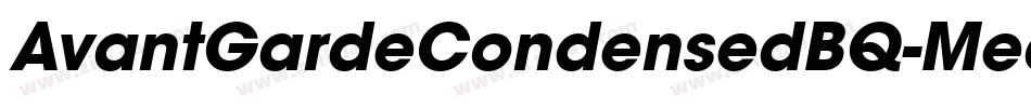 AvantGardeCondensedBQ-Medium字体转换