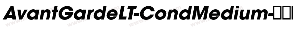AvantGardeLT-CondMedium字体转换