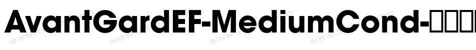 AvantGardEF-MediumCond字体转换