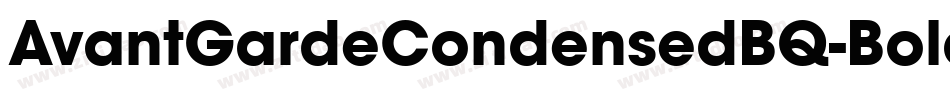 AvantGardeCondensedBQ-Bold字体转换