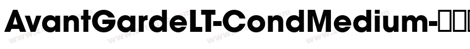 AvantGardeLT-CondMedium字体转换
