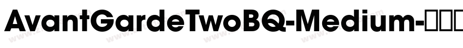 AvantGardeTwoBQ-Medium字体转换