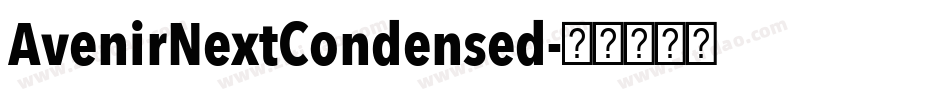 AvenirNextCondensed字体转换