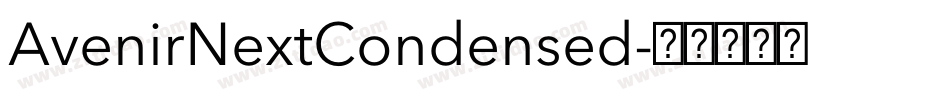 AvenirNextCondensed字体转换