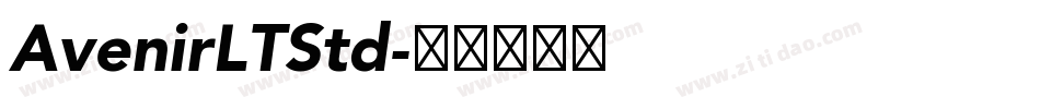 AvenirLTStd字体转换