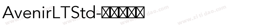 AvenirLTStd字体转换