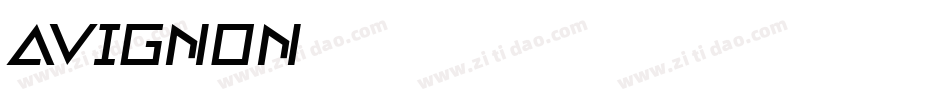 AVIGNON字体转换