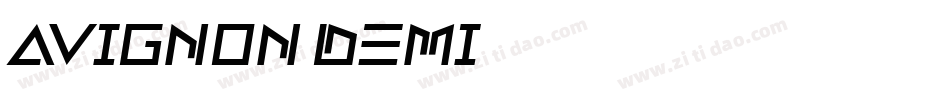 Avignon-Demi字体转换