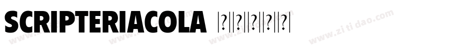 ScripteriaCola字体转换