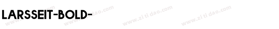Larsseit-bold字体转换