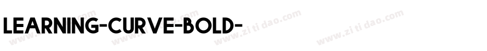 learning-curve-bold字体转换