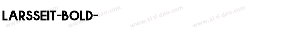 Larsseit-bold字体转换