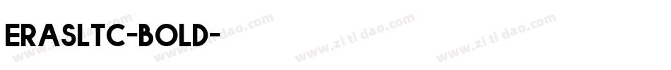 eraslTC-bold字体转换