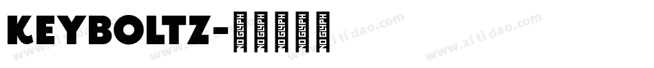 KEYBOLTZ字体转换
