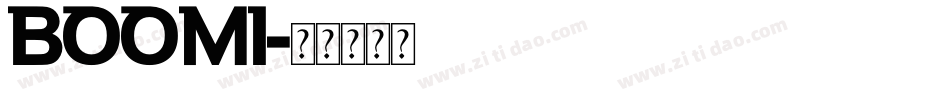 BOOMI字体转换