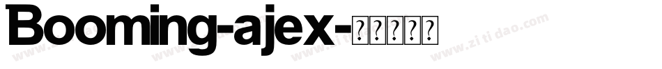 Booming-ajex字体转换