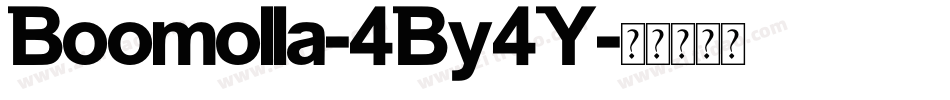 Boomolla-4By4Y字体转换