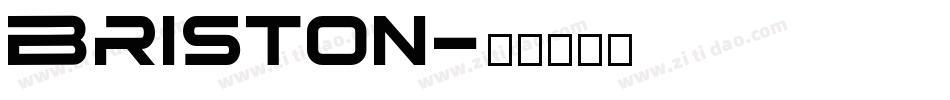Briston字体转换