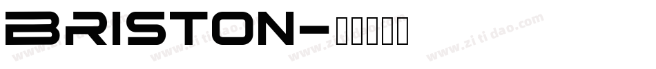 Briston字体转换