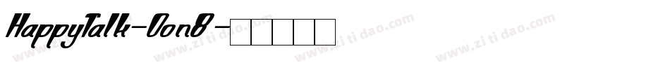 HappyTalk-Oon8字体转换