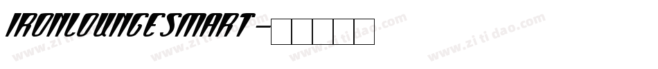 IRONLOUNGESMART字体转换