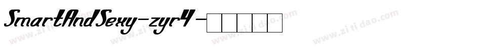 SmartAndSexy-zyr4字体转换