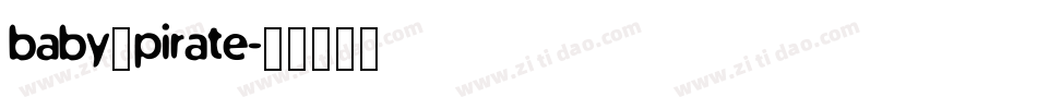 baby_pirate字体转换