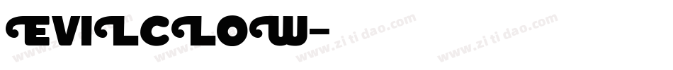 EVILCLOW字体转换