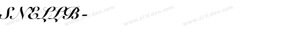 SNELLB字体转换