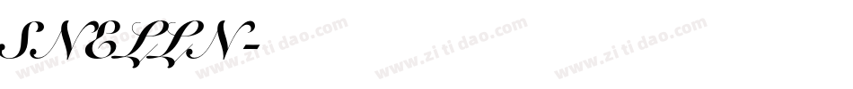 SNELLN字体转换