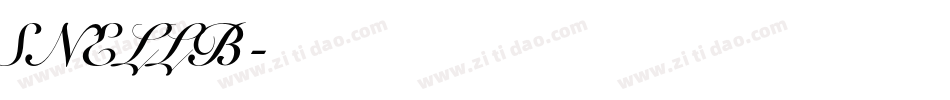 SNELLB字体转换