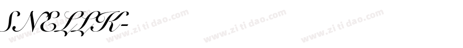 SNELLK字体转换