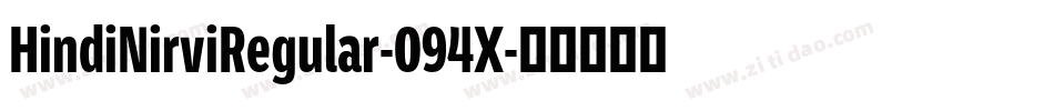 HindiNirviRegular-094X字体转换