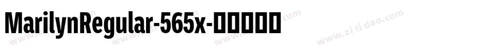 MarilynRegular-565x字体转换