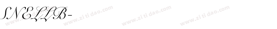 SNELLB字体转换
